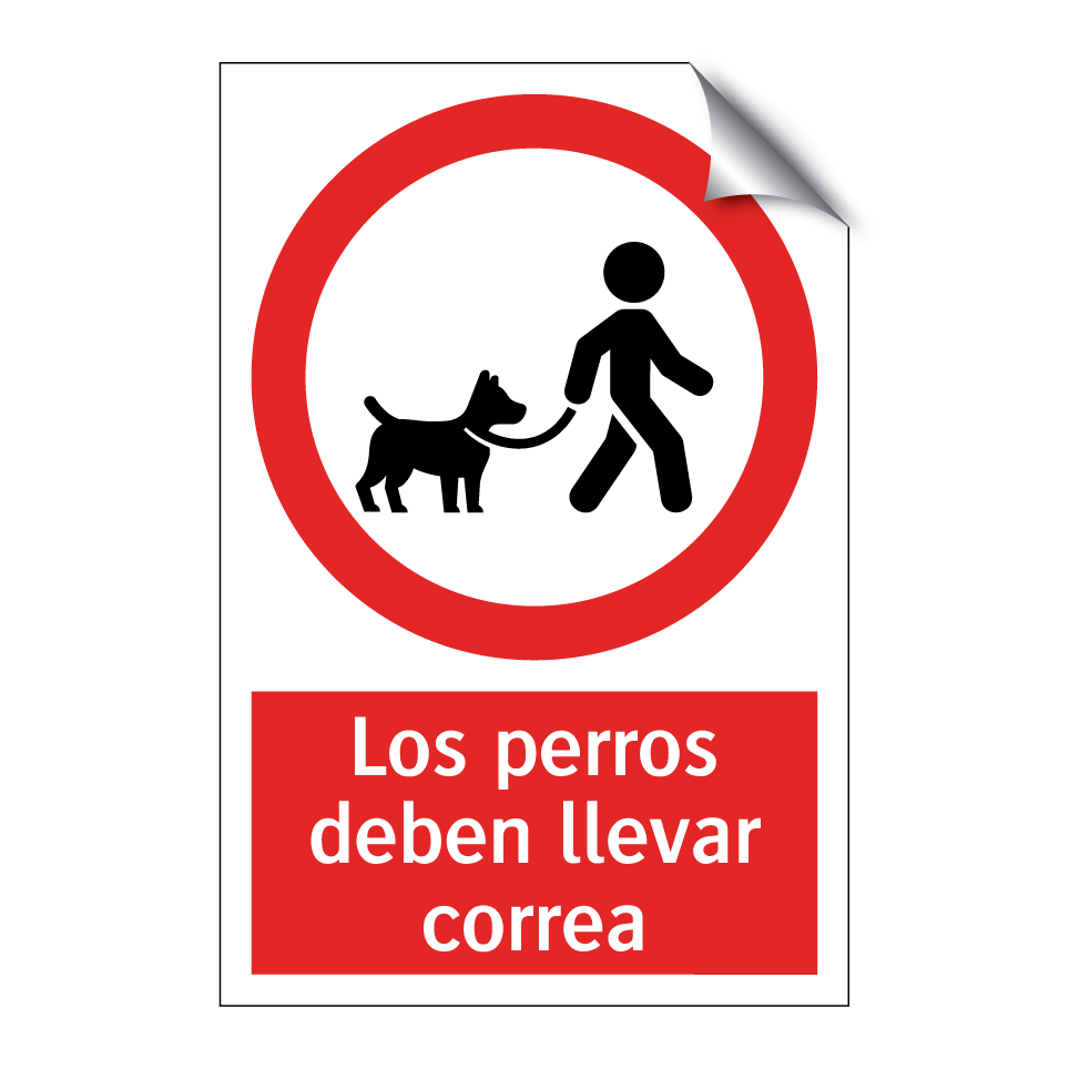 Los perros deben llevar correa