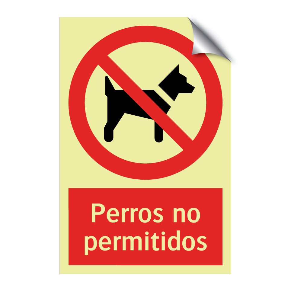 Perros no permitidos