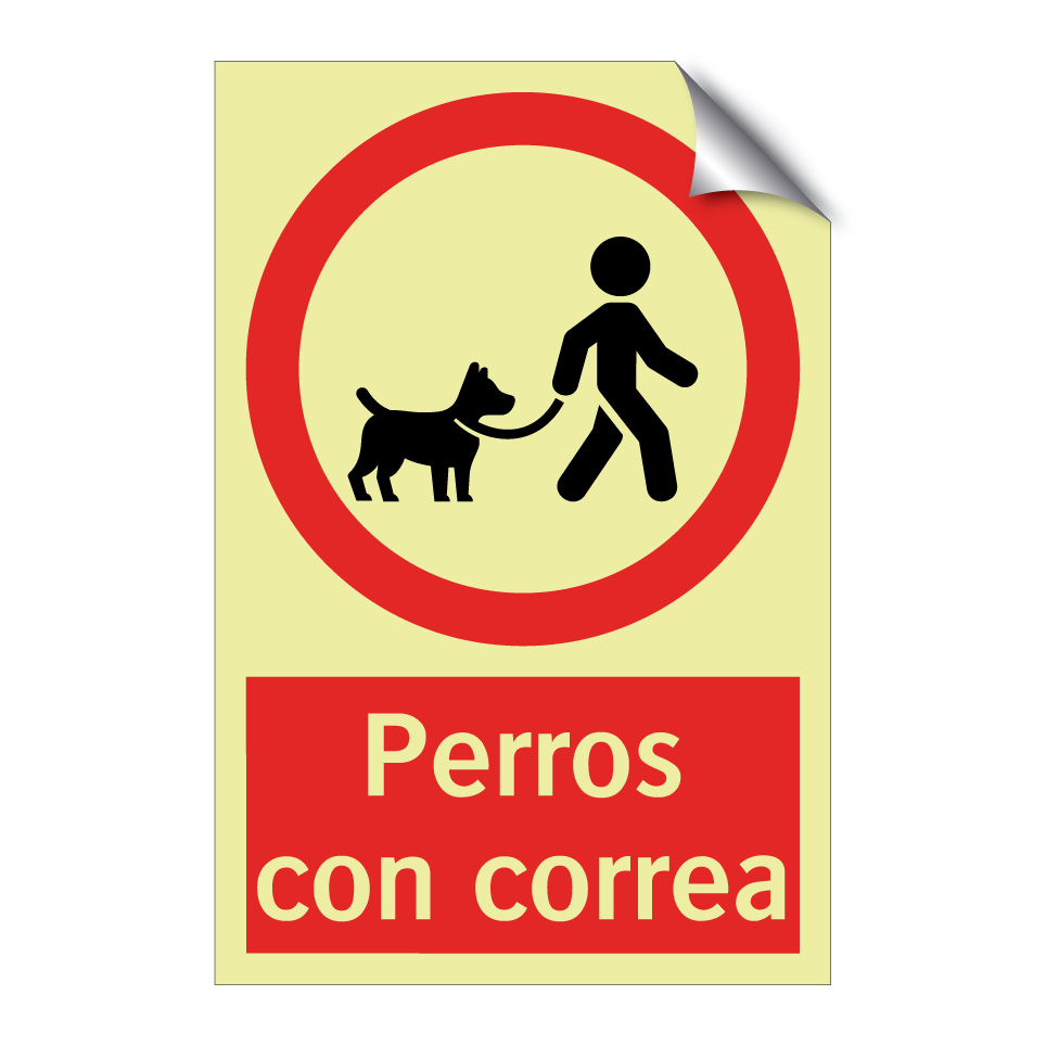 Perros con correa