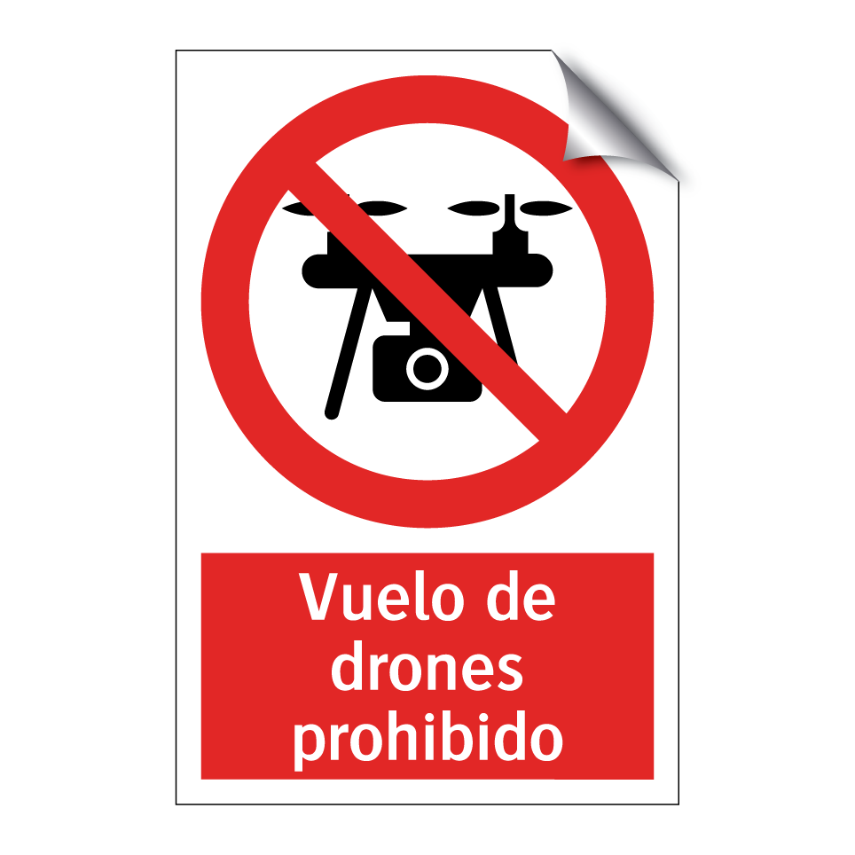 Vuelo de drones prohibido