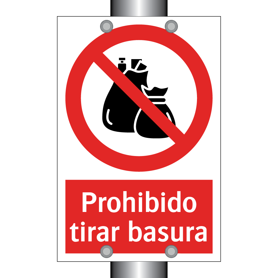 Prohibido tirar basura