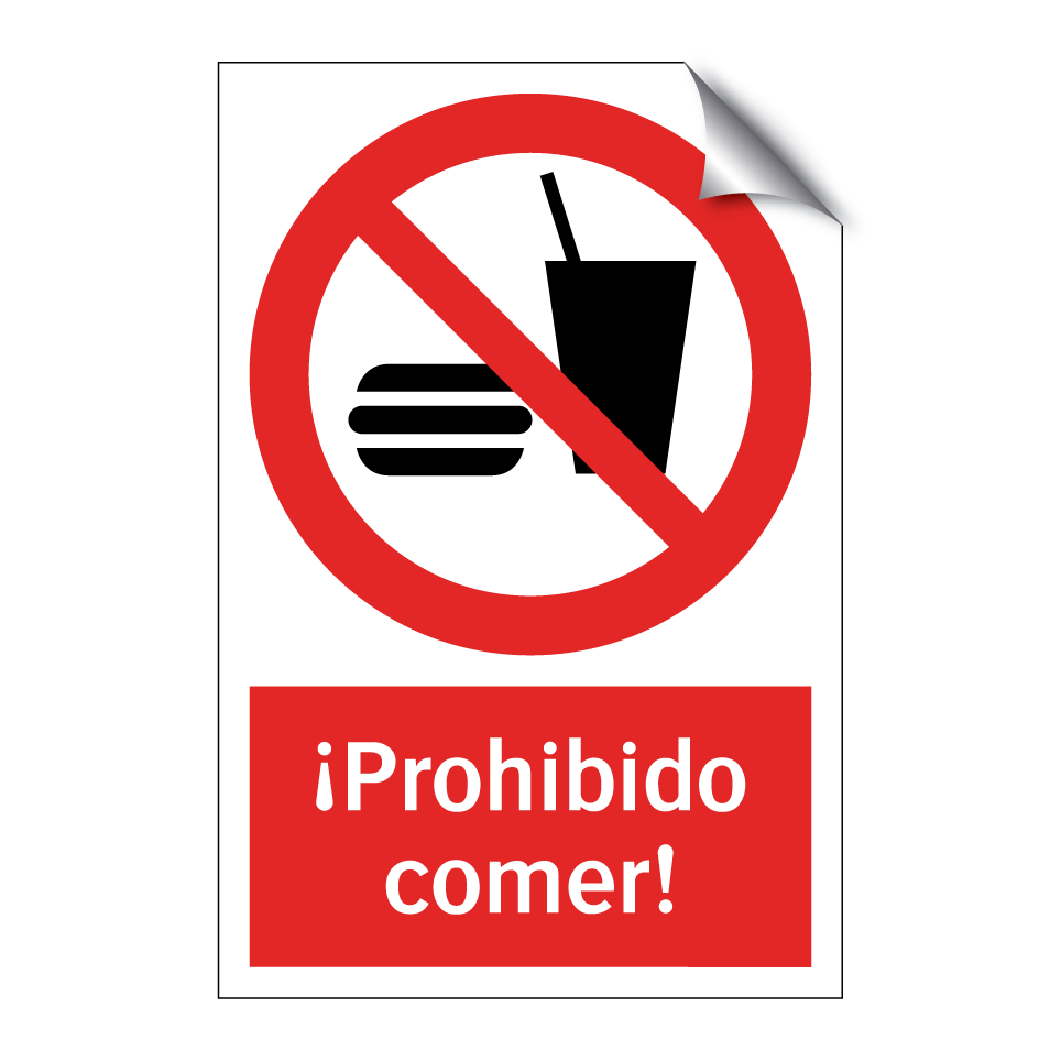 ¡Prohibido comer!