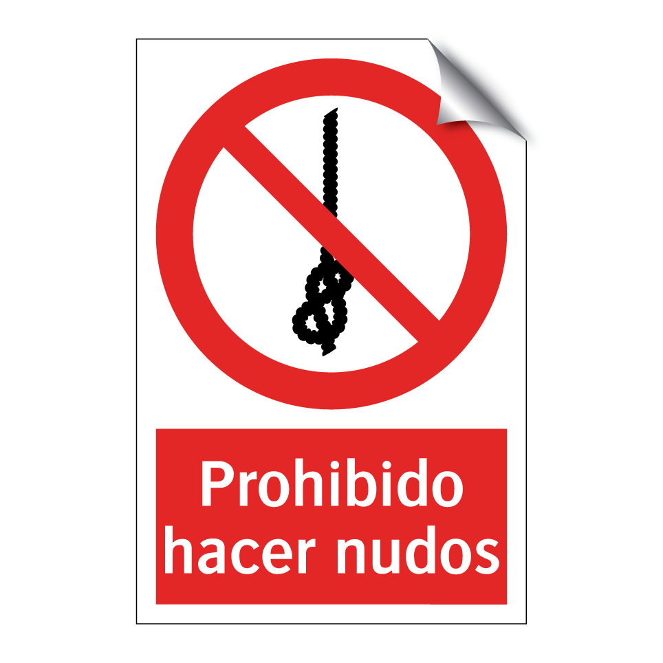 Prohibido hacer nudos