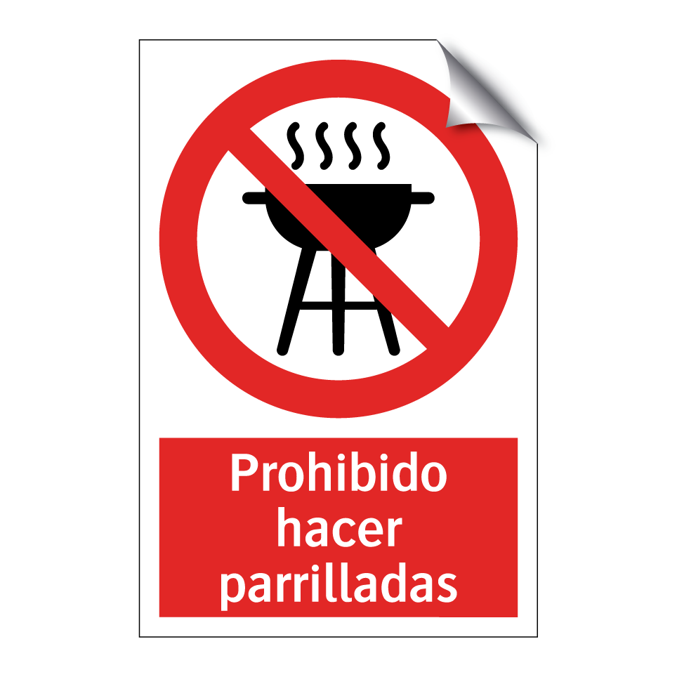 Prohibido hacer parrilladas