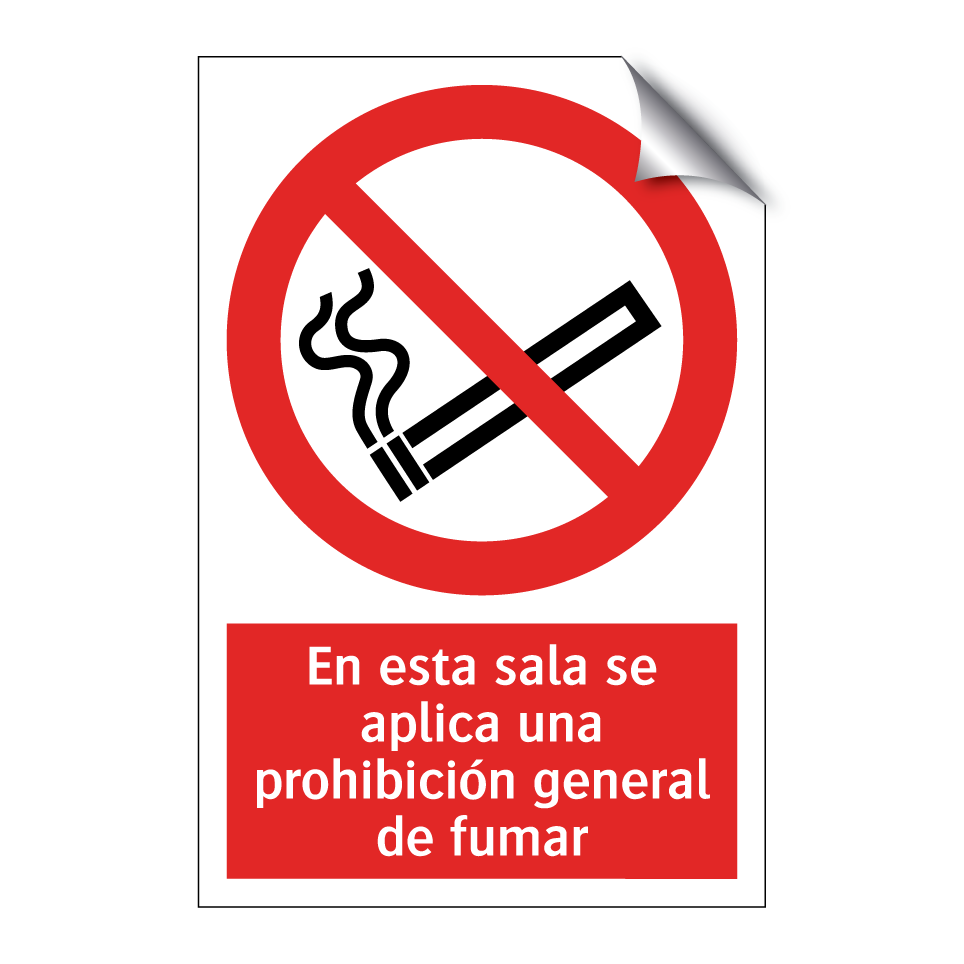 En esta sala se aplica una prohibición general de fumar