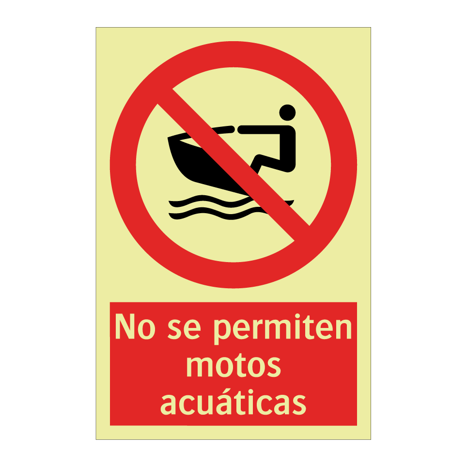 No se permiten motos acuáticas