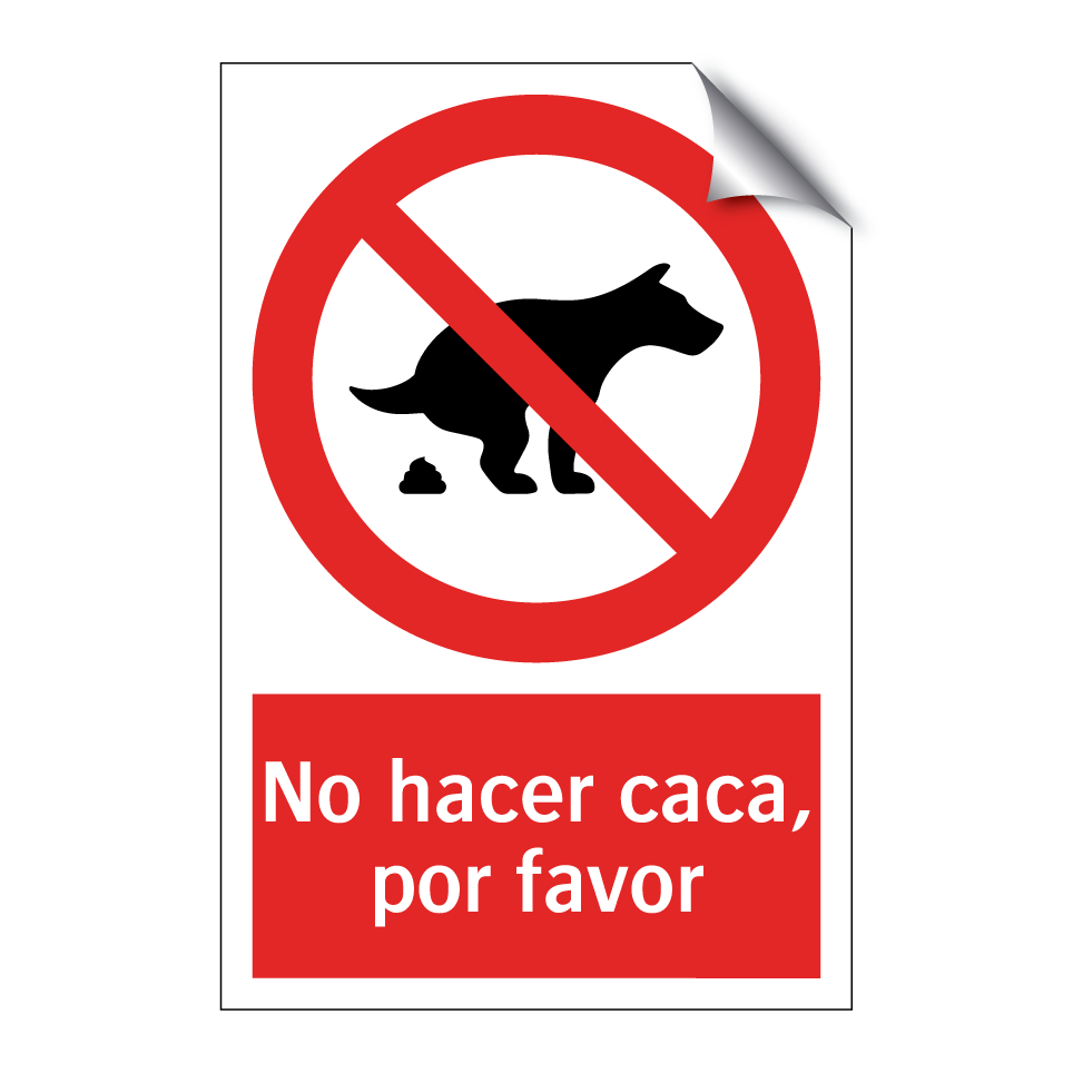 No hacer caca, por favor