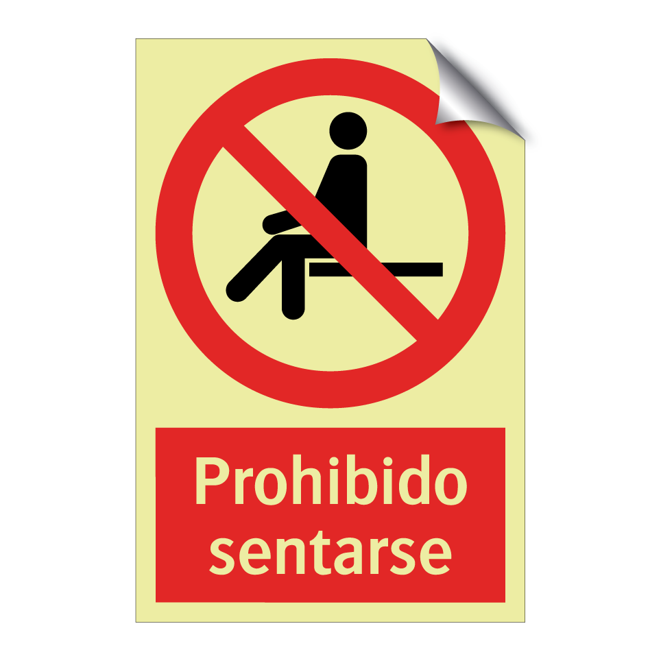 Prohibido sentarse