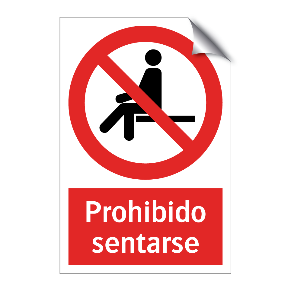 Prohibido sentarse