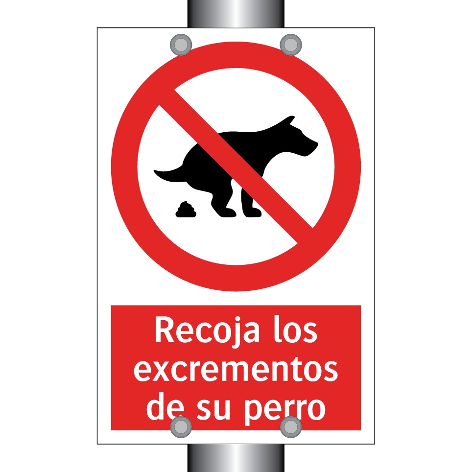 Recoja los excrementos de su perro