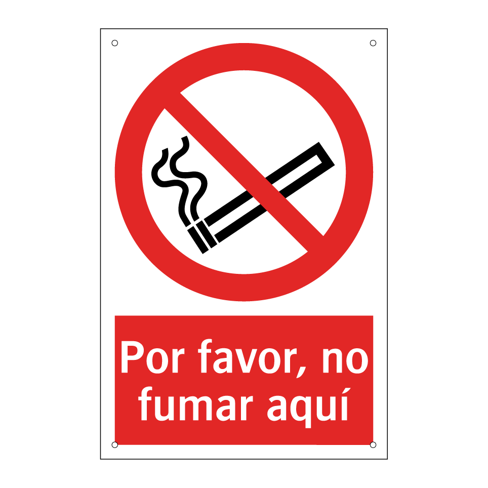 Por favor, no fumar aquí