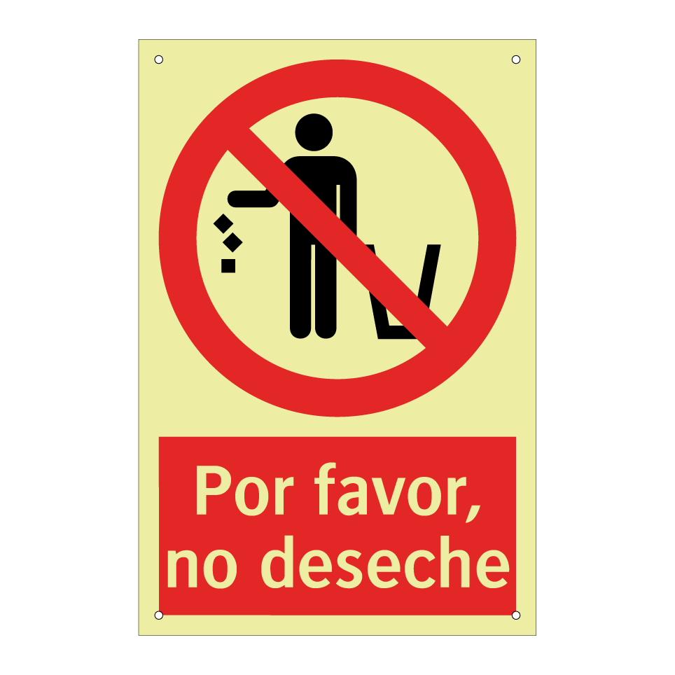 Por favor, no deseche