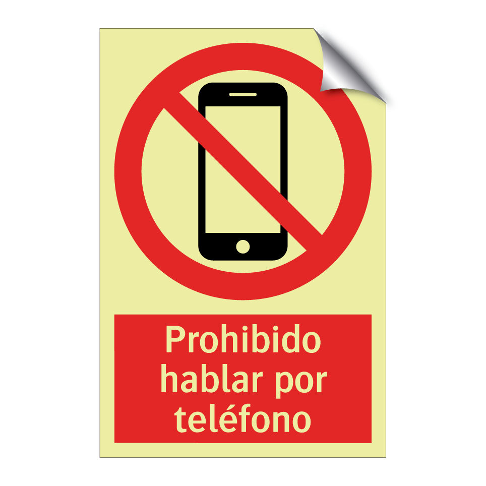 Prohibido hablar por teléfono