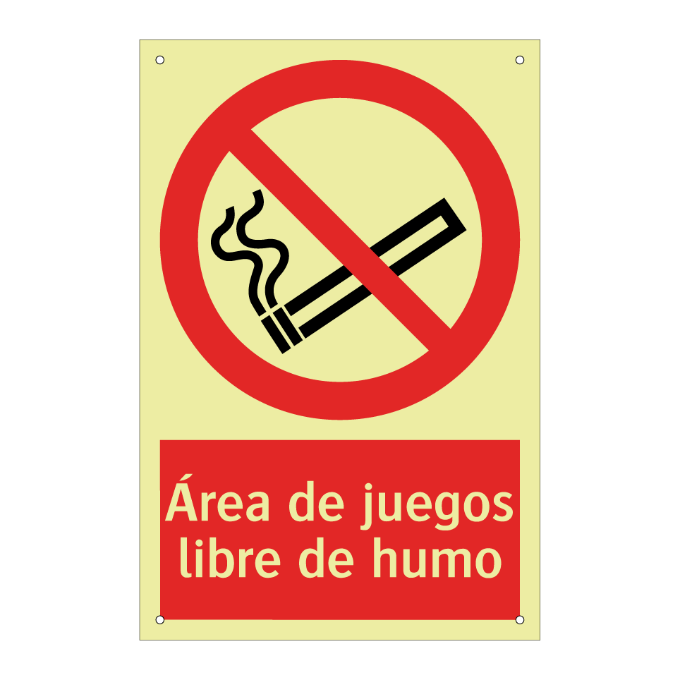 Área de juegos libre de humo