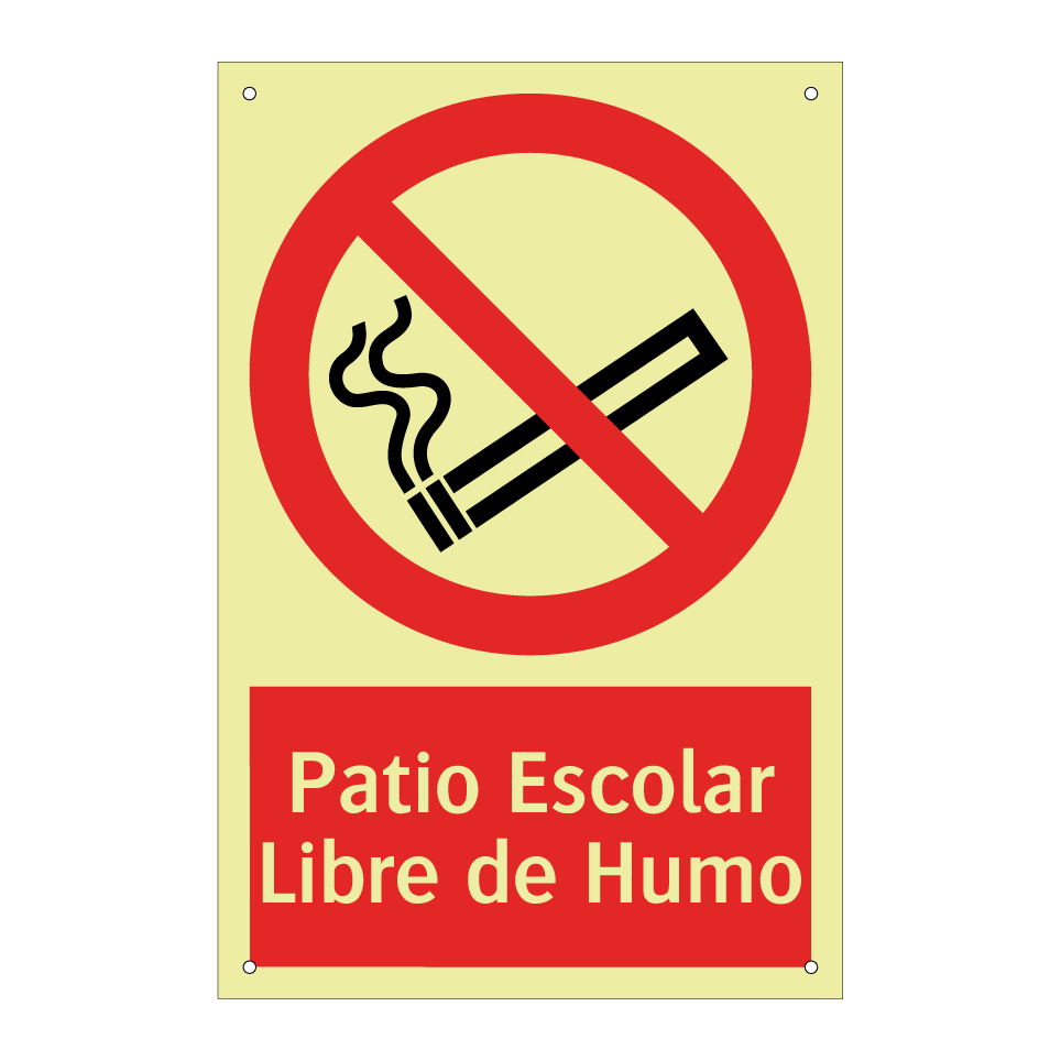 Patio Escolar Libre de Humo