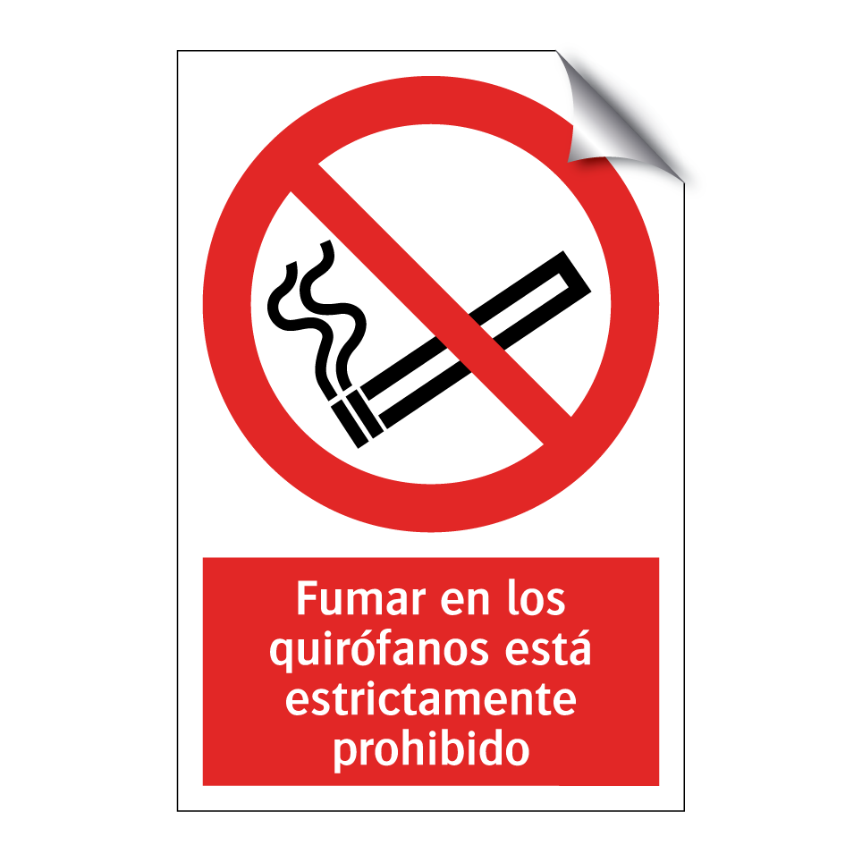 Fumar en los quirófanos está estrictamente prohibido