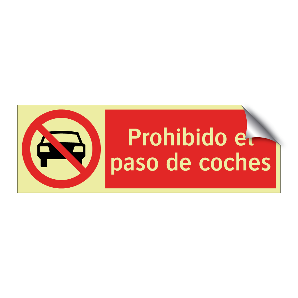 Prohibido el paso de coches