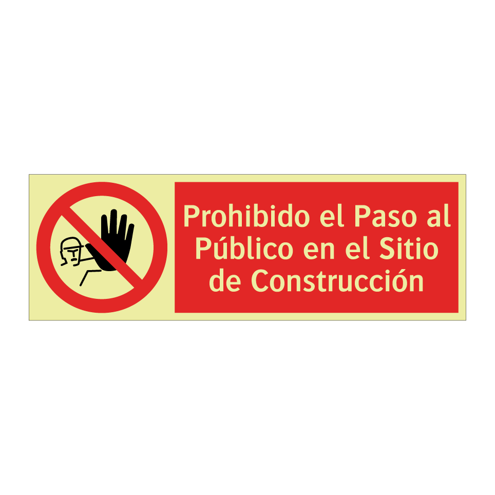 Prohibido el Paso al Público en el Sitio de Construcción