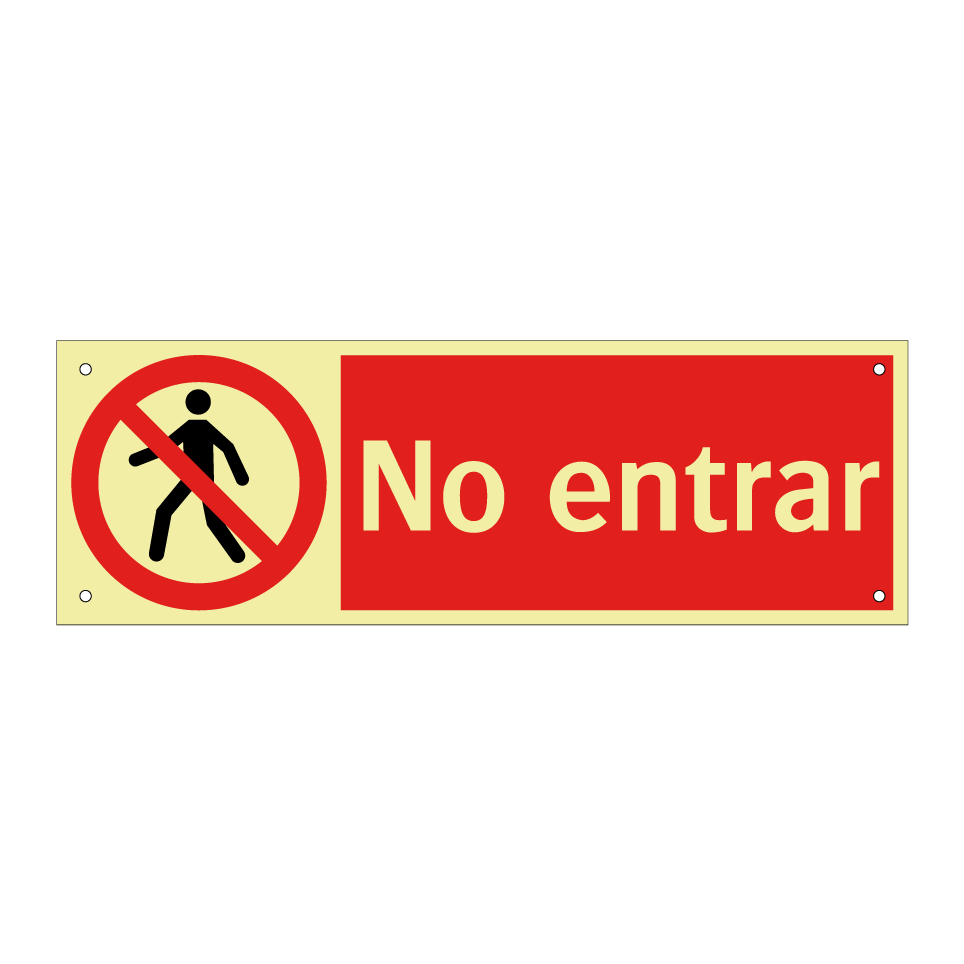 No entrar