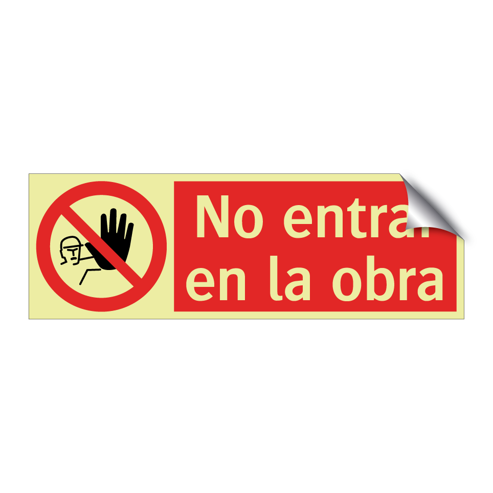 No entrar en la obra