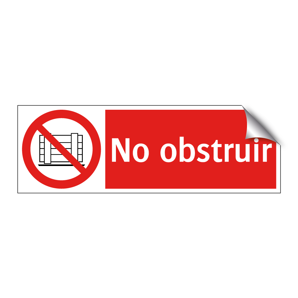 No obstruir