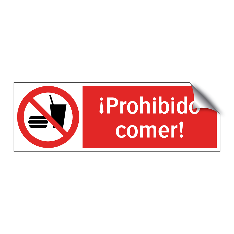 ¡Prohibido comer!