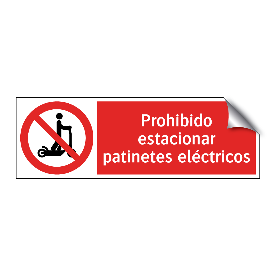 Prohibido estacionar patinetes eléctricos