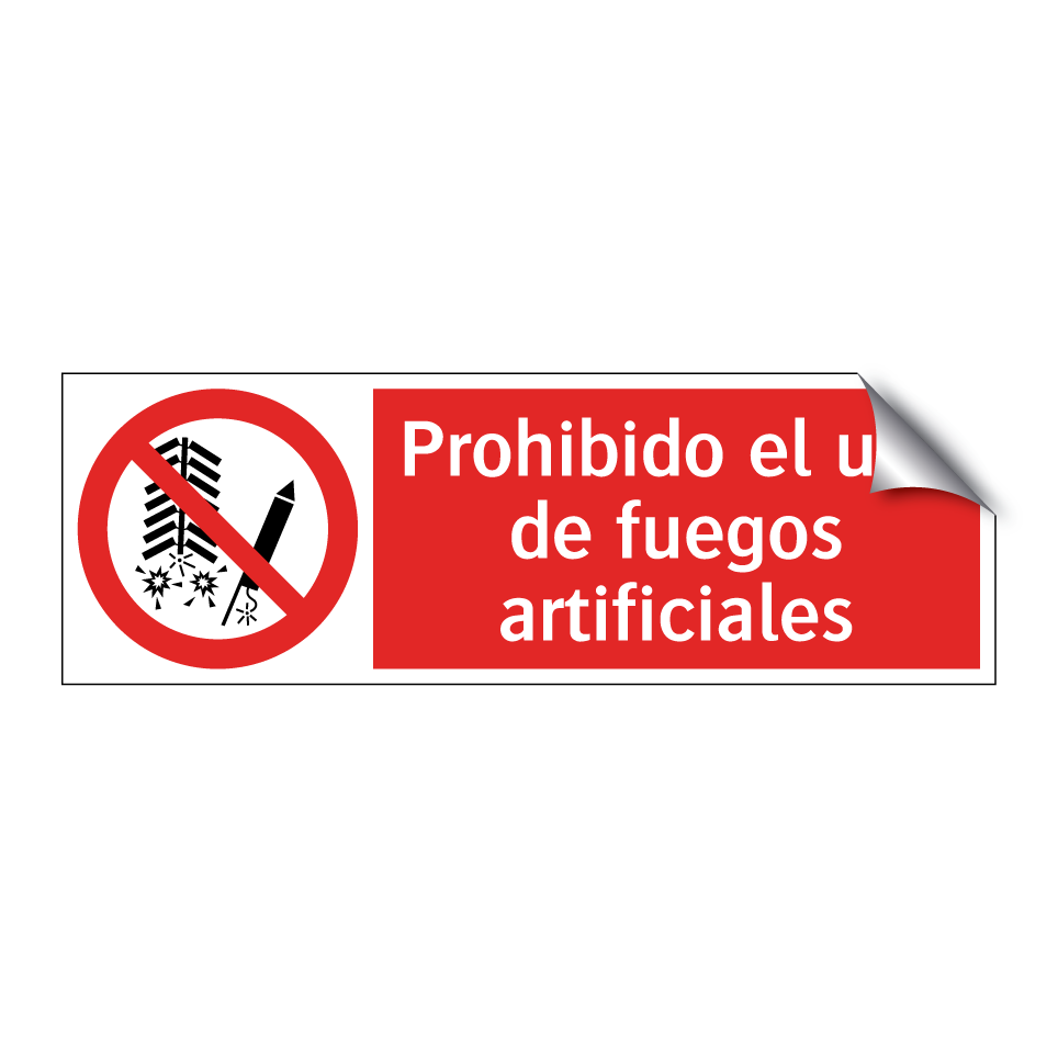 Prohibido el uso de fuegos artificiales