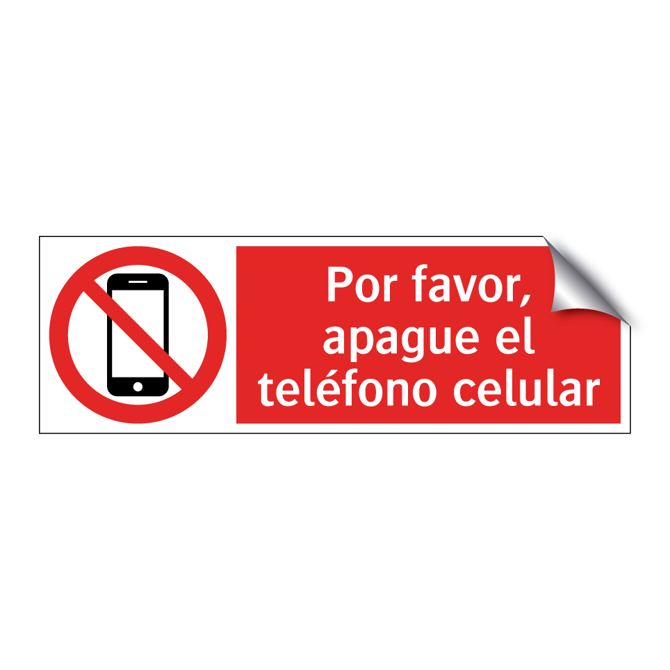 Por favor, apague el teléfono celular