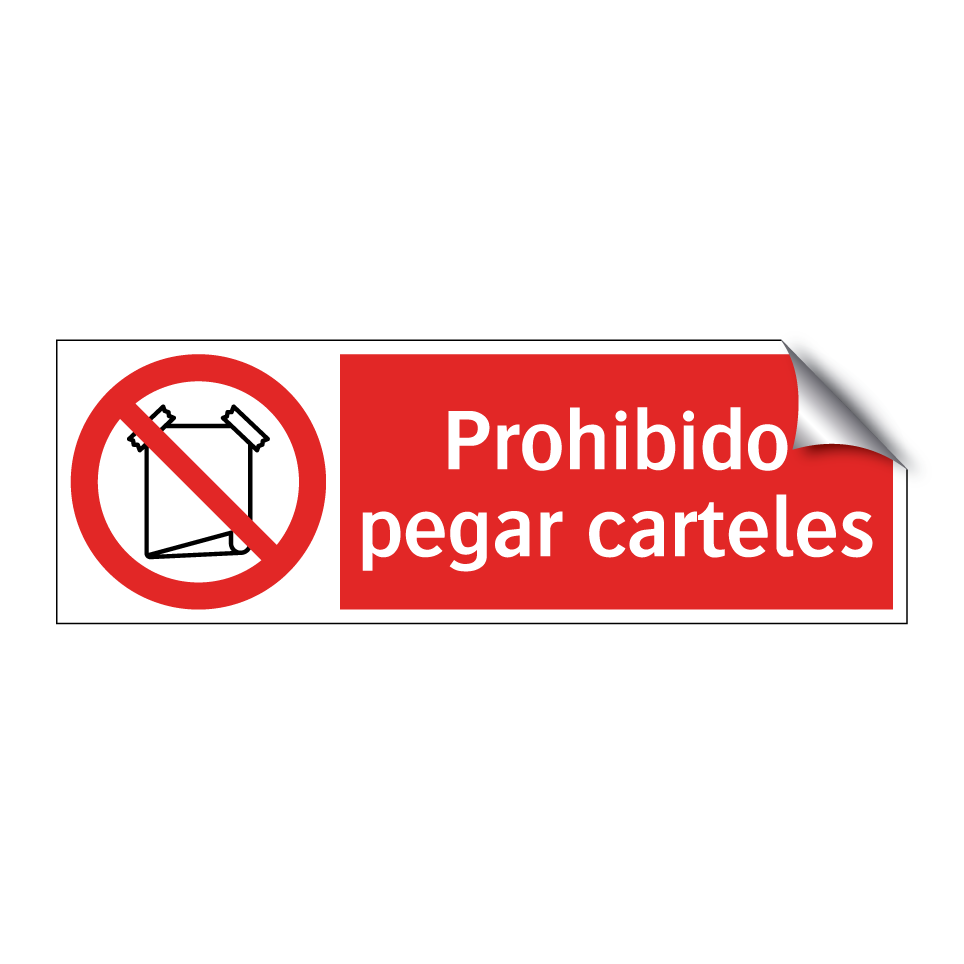 Prohibido pegar carteles