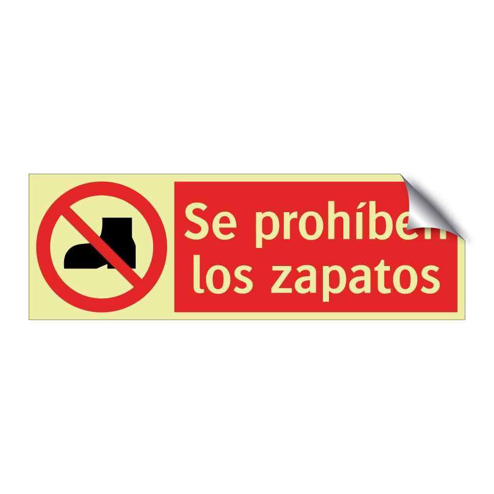 Se prohíben los zapatos