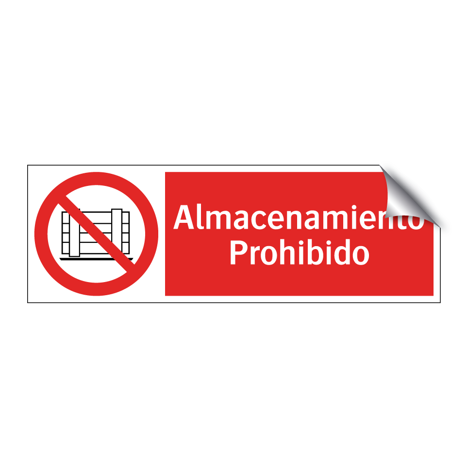 Almacenamiento Prohibido