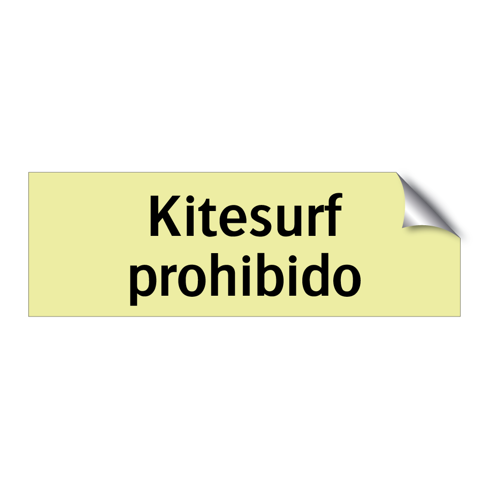 Kitesurf prohibido