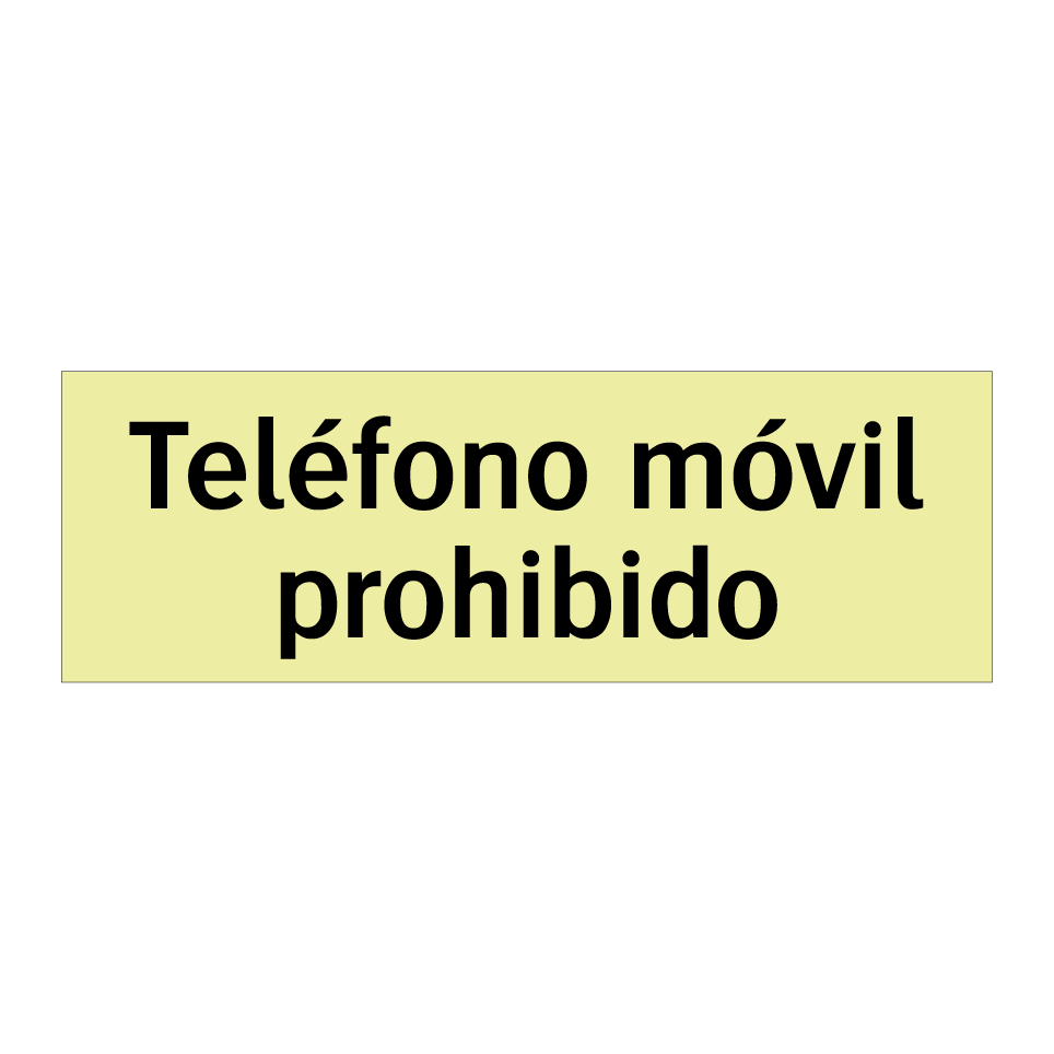 Teléfono móvil prohibido
