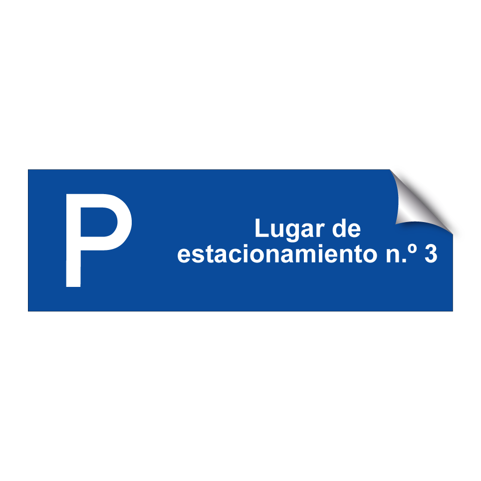 Lugar de estacionamiento No. 3