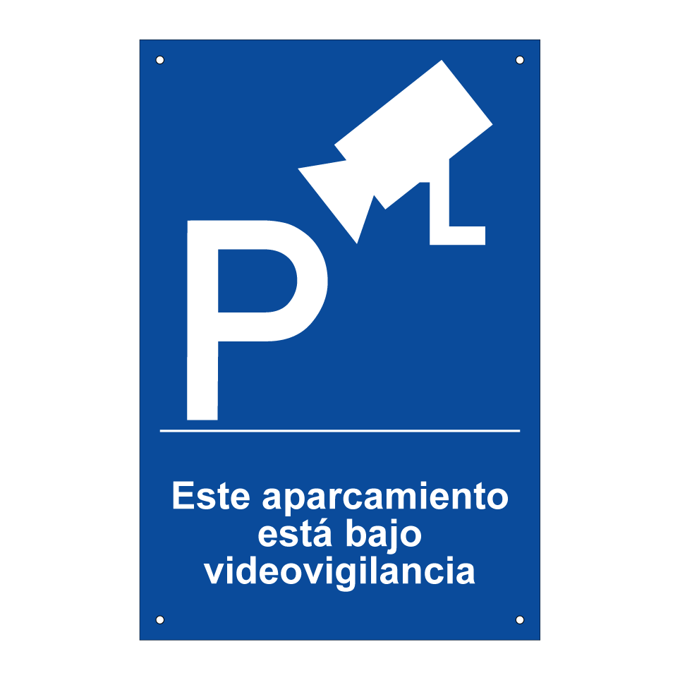 Este aparcamiento está bajo videovigilancia