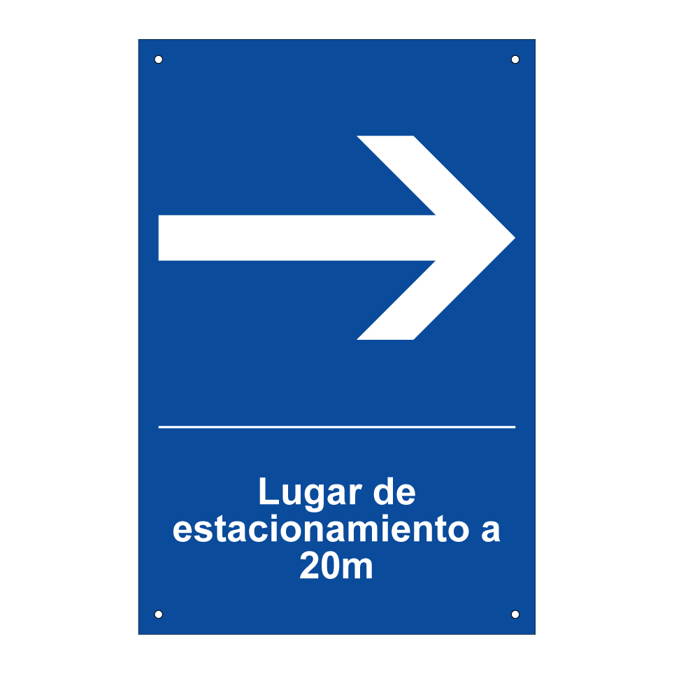 Lugar de estacionamiento a 20m