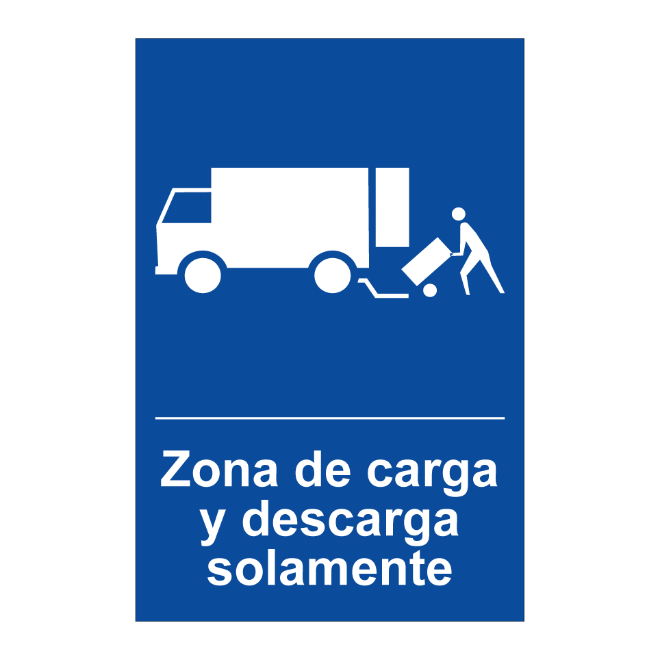 Zona de carga y descarga solamente