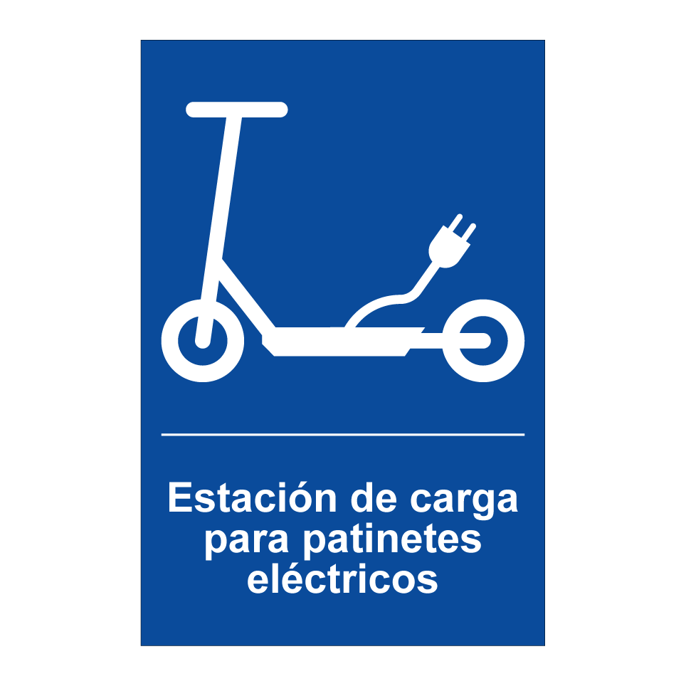Estación de carga para patinetes eléctricos