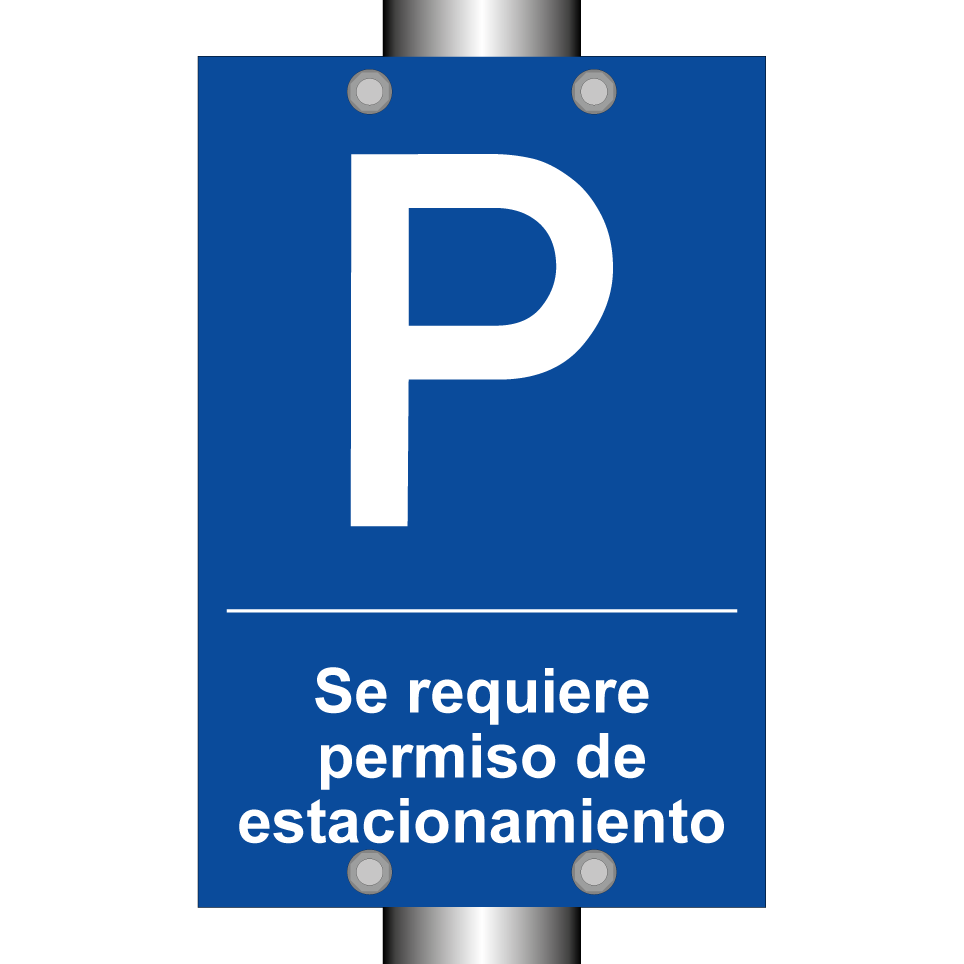 Se requiere permiso de estacionamiento