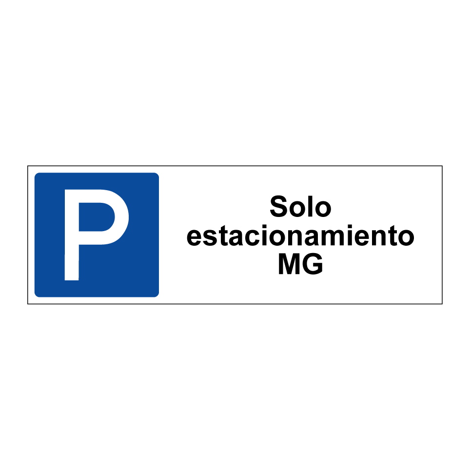 Solo estacionamiento MG