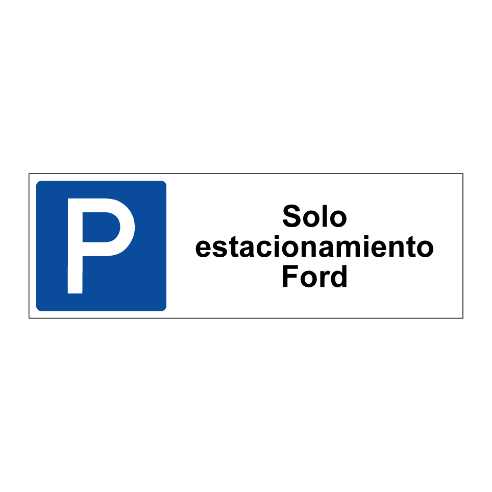 Solo estacionamiento Ford