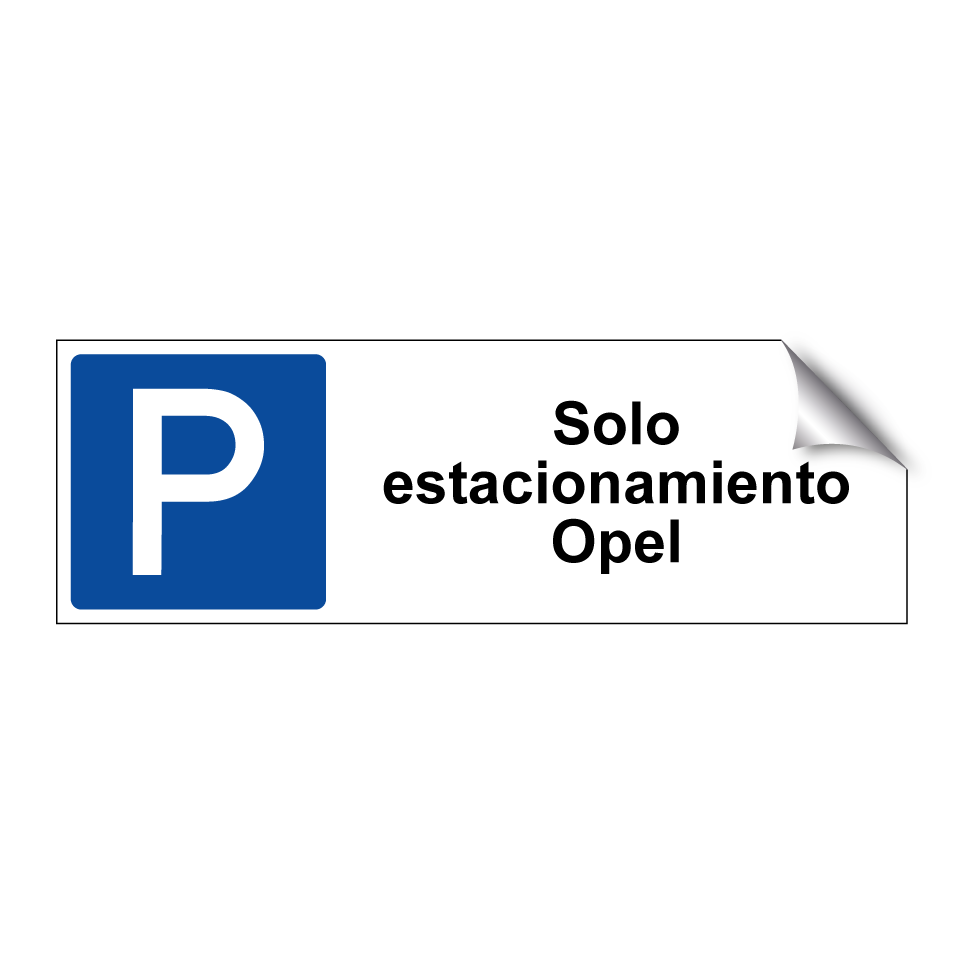 Solo estacionamiento Opel