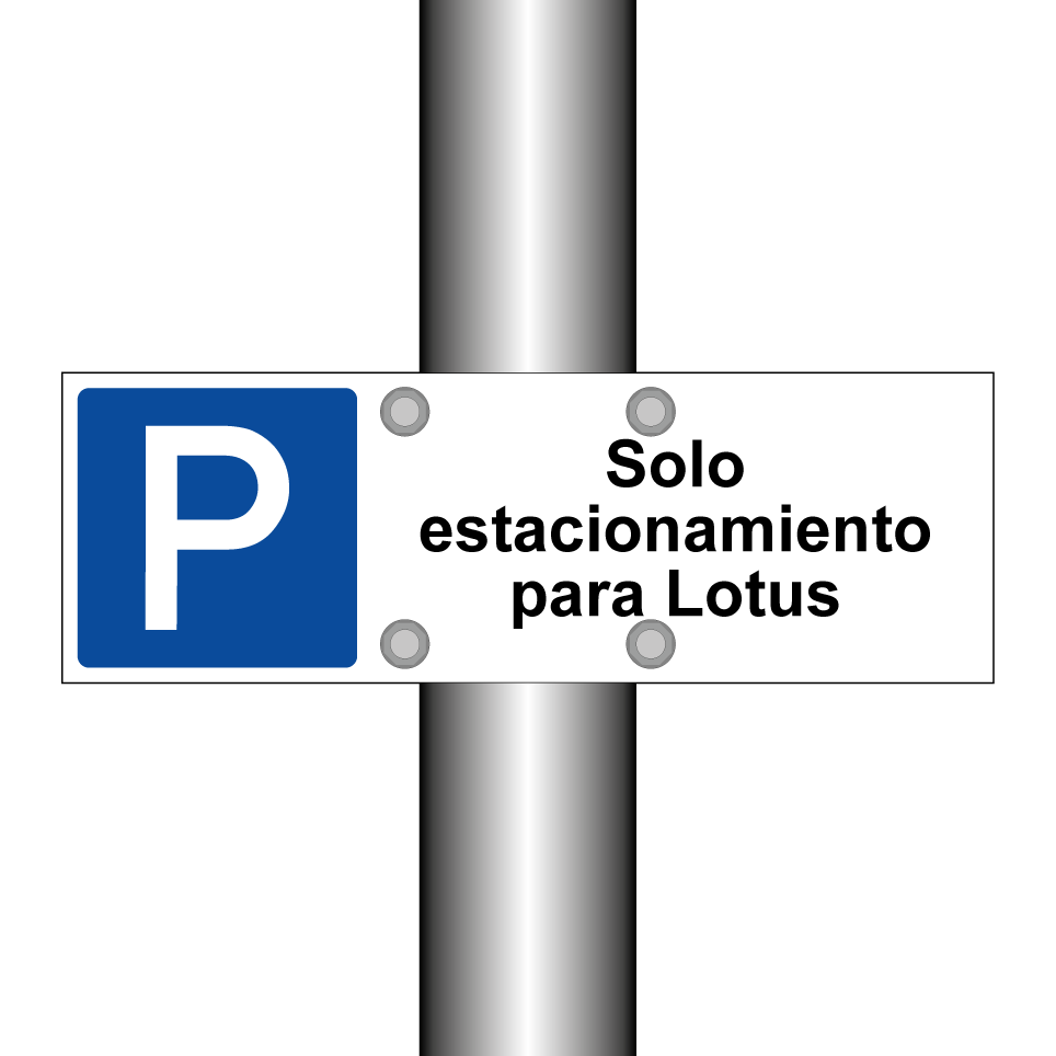 Solo estacionamiento para Lotus