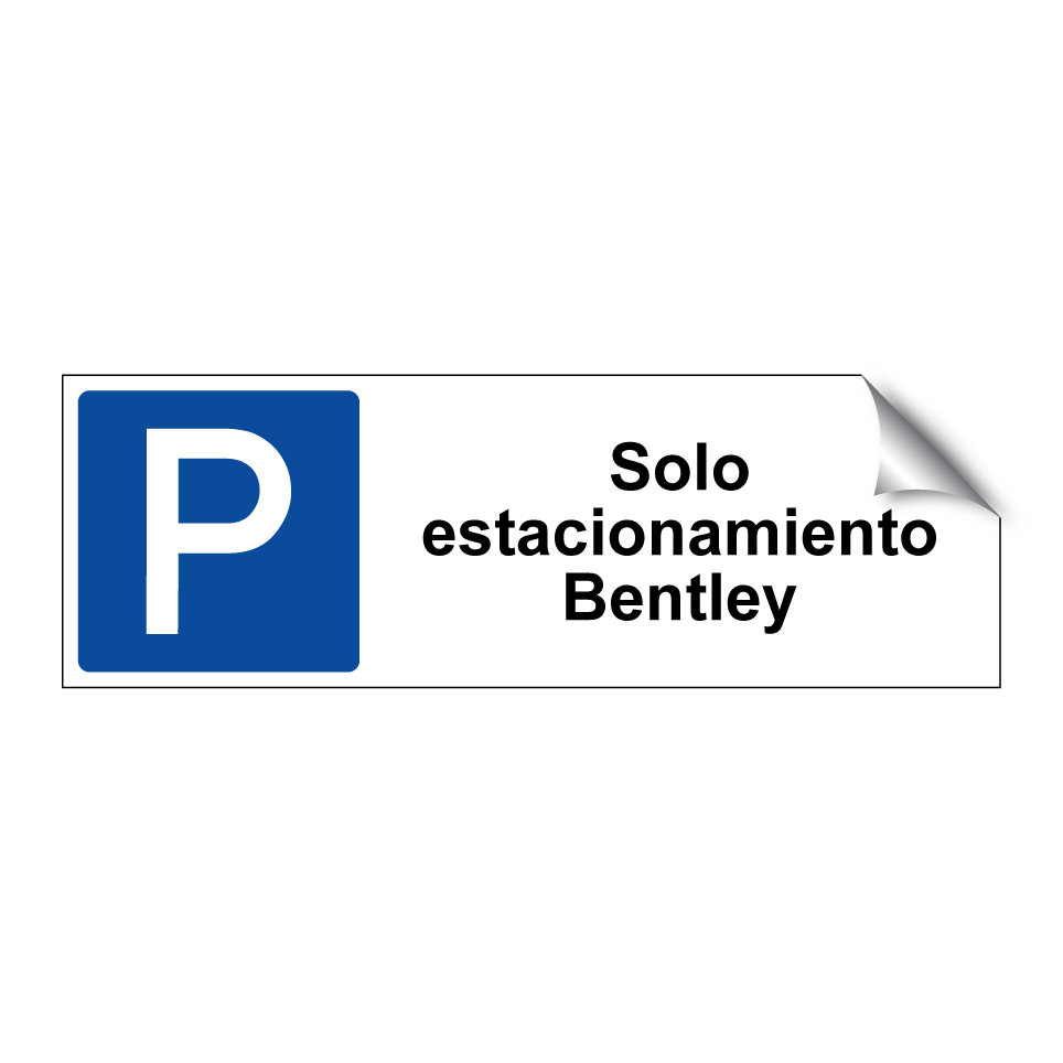 Solo estacionamiento Bentley