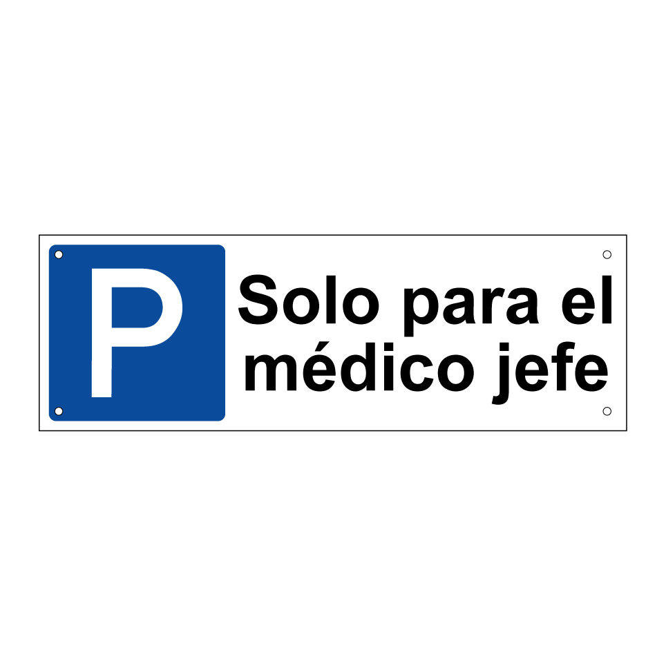 Solo para el médico jefe