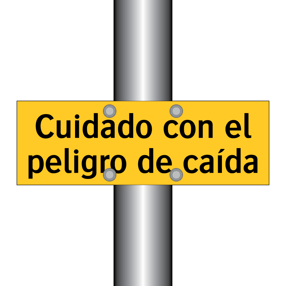 Cuidado con el peligro de caída