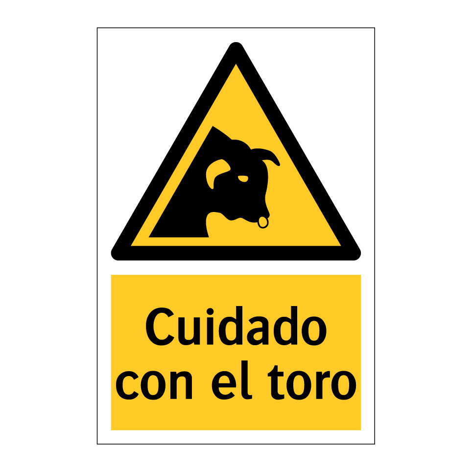 Cuidado con el toro
