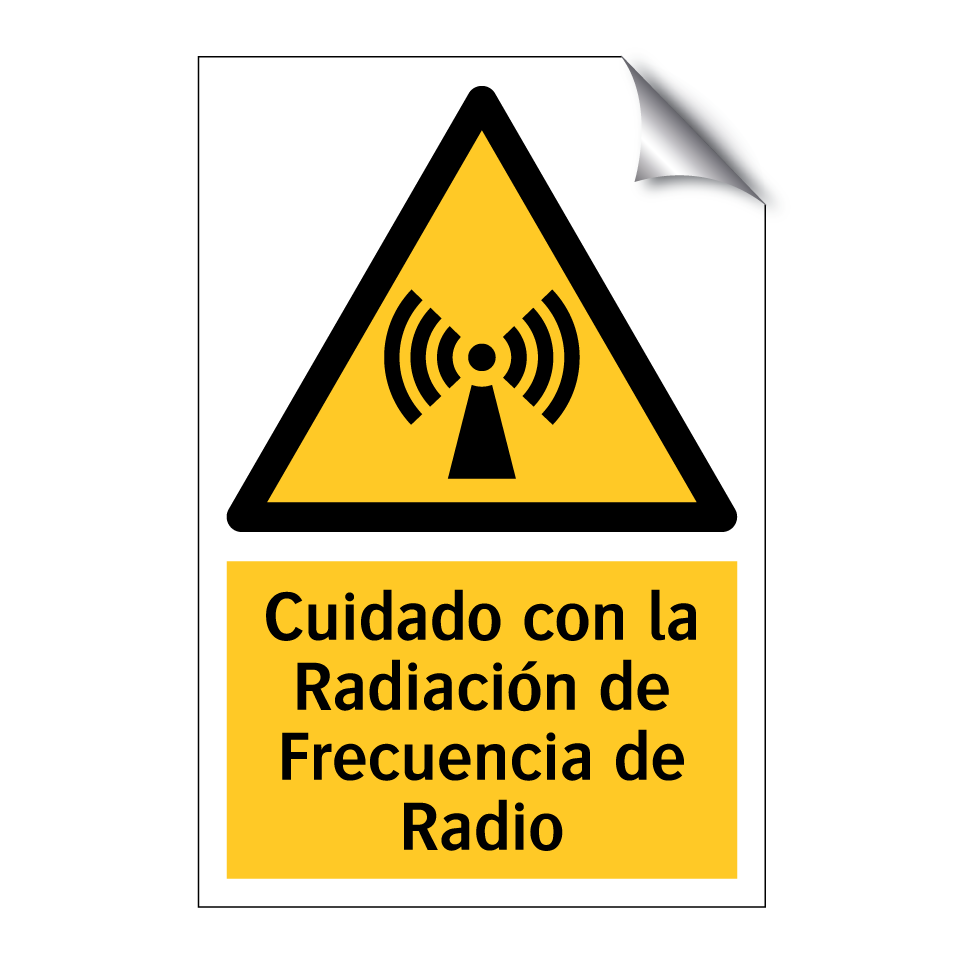 Cuidado con la Radiación de Frecuencia de Radio