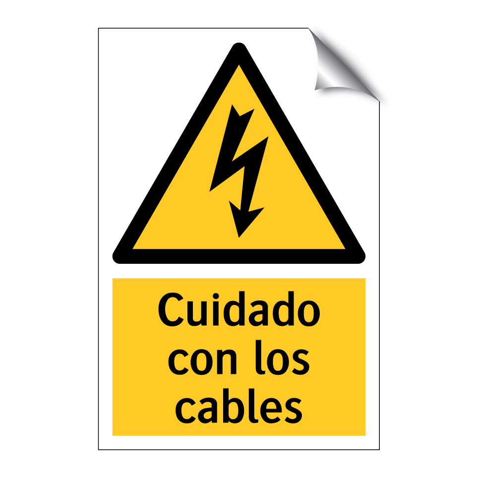 Cuidado con los cables